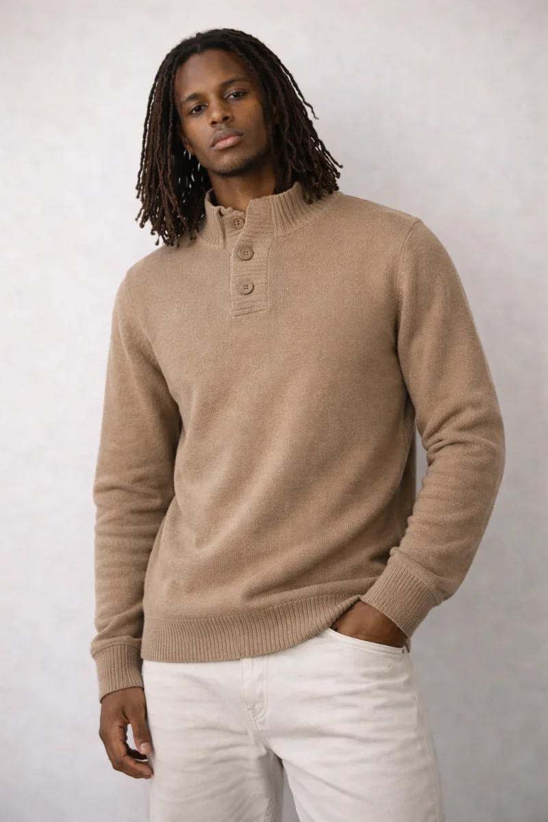 Maglione Uomo Collo Serafino - immagine 2