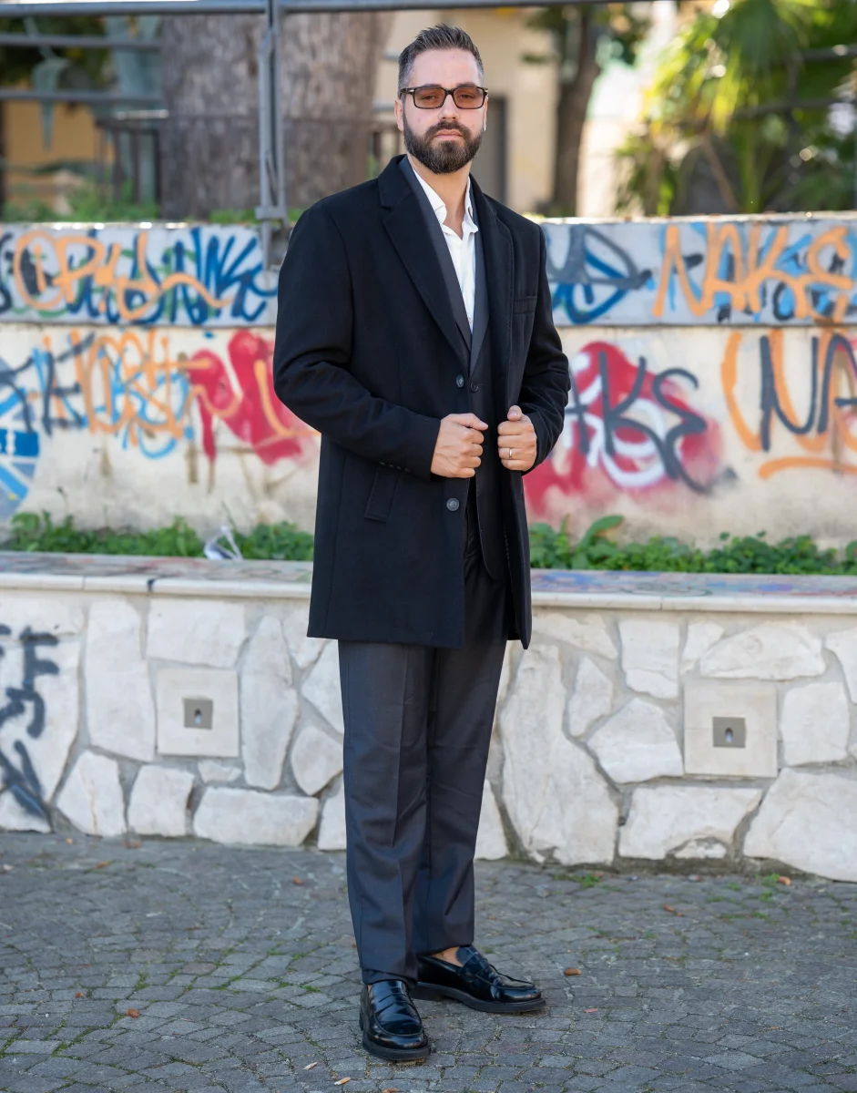 Cappotto Uomo Nero - immagine 3