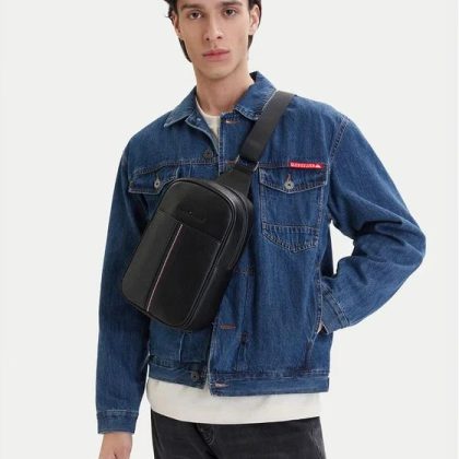 TRACOLLA TOMMY HILFIGER UOMO TH CENTRAL SLINGPACK