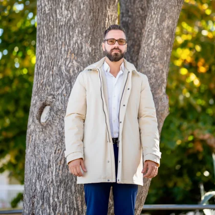 Giacca Parka Uomo Beige