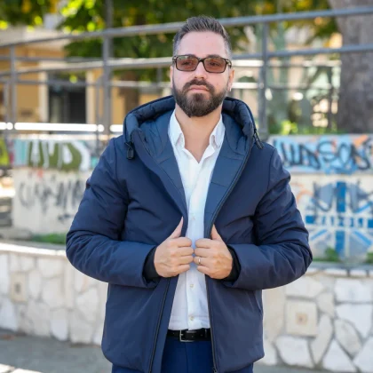 Giubbino Blu navy