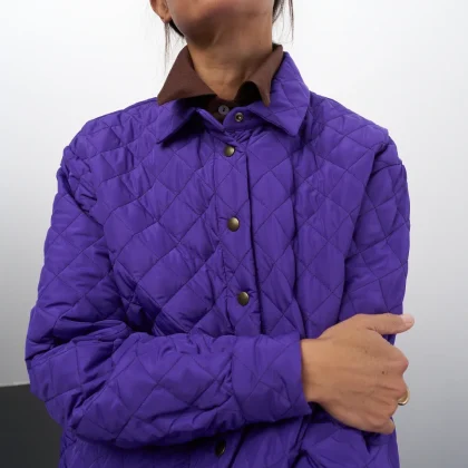 Giacca Kyoko | Trapuntato Viola