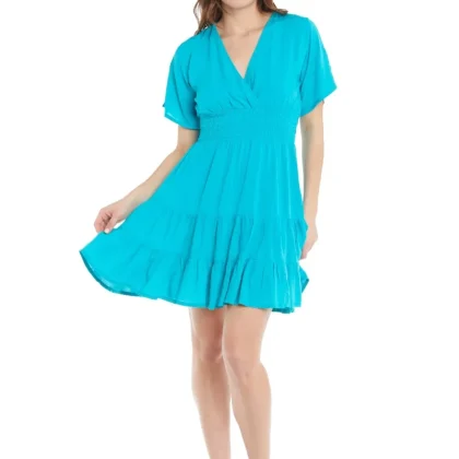 S23D102 - Vestito corto Walk on the bridge Baba Design