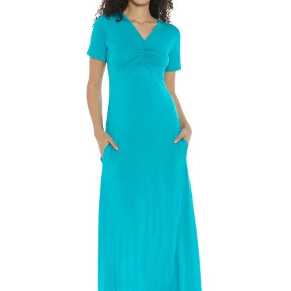 S24D106 - Vestito lungo Curcuma Coast Baba Design