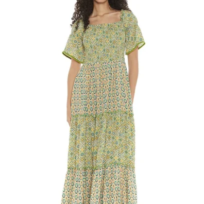 S24D17 - Vestito lungo Yucca Boat Baba Design