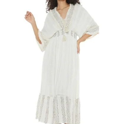 S24D201 - Vestito lungo Mangrovie Trip Baba Design