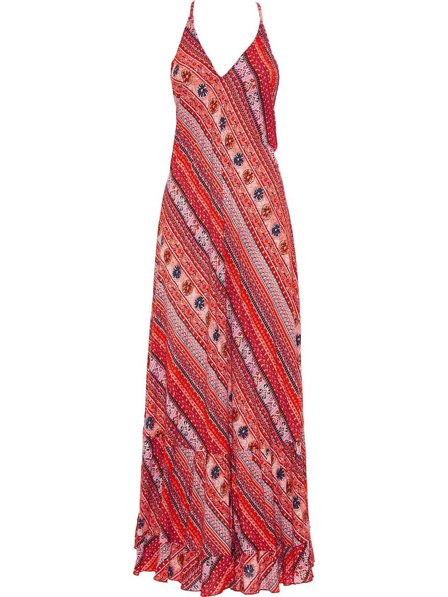 S24D311 - Vestito lungo Ficus Sunshine Baba Design - immagine 3