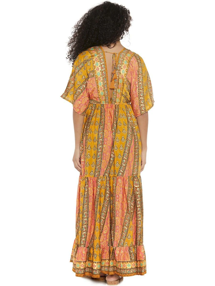 S24D323 - Vestito lungo Dipladenia Beach Baba Design - immagine 5