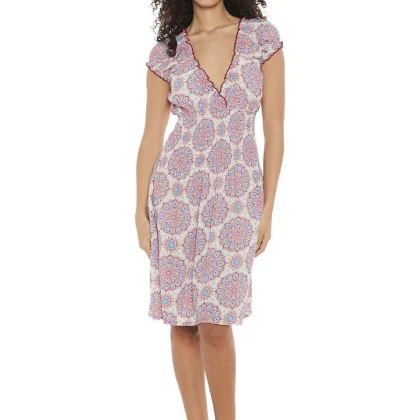 S24D34 - Vestito longuette Floating Lotus Baba Design