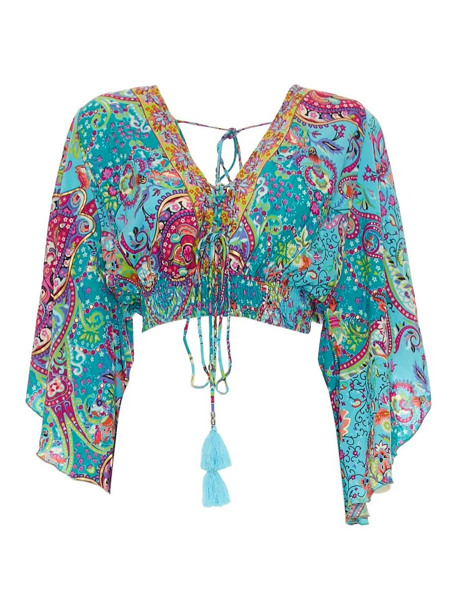 S24T302- Top corto Pachira Acquatica Baba Design - immagine 2