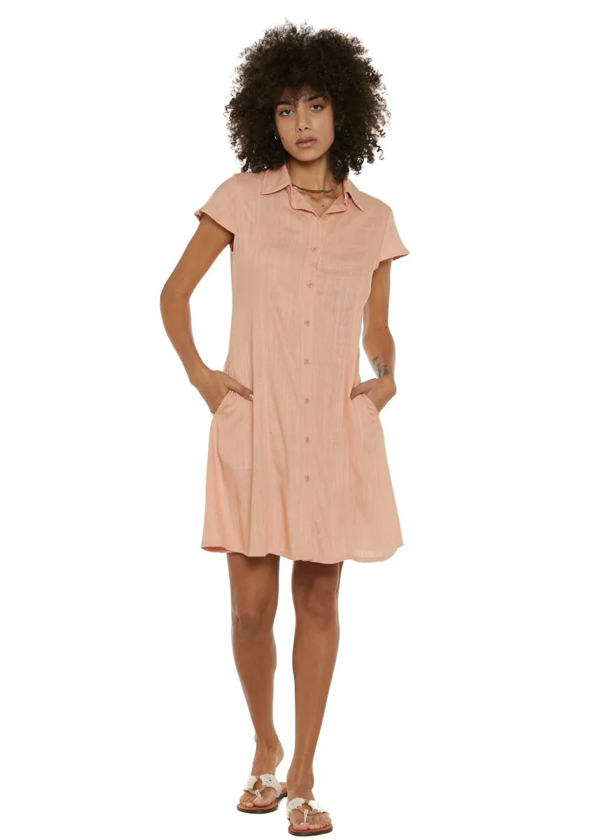 S25D08 - Vestito scamiciato Beach Vibes di Baba Design