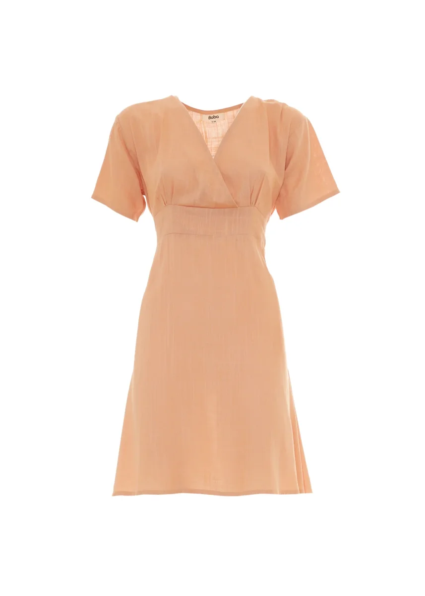 S25D100 - Vestito svasato Linen Lux di Baba Design - immagine 6