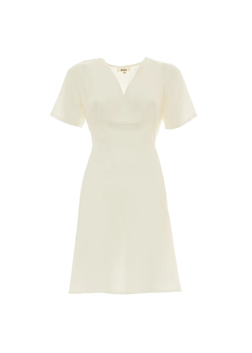 S25D100 - Vestito svasato Linen Lux di Baba Design - immagine 7