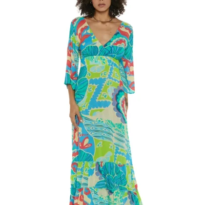 S25D309 - Vestito lungo Mystic Lagoon di Baba Design