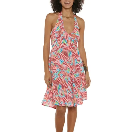 S25D324 - Vestito corto Ocean Waves di Baba Design