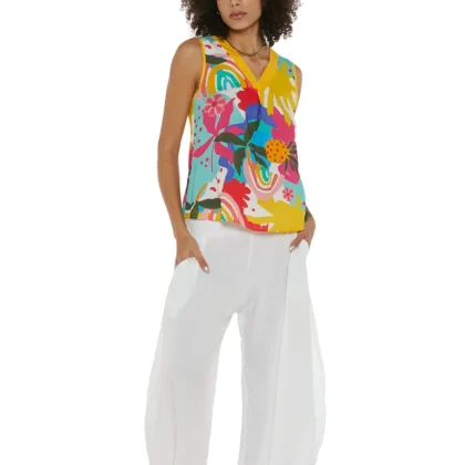 S25P02 - Pantalone tinta unita Sun Palette di Baba Design