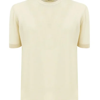 Knitted T-Shirt Man A Paper Uomo - Crema/Cream