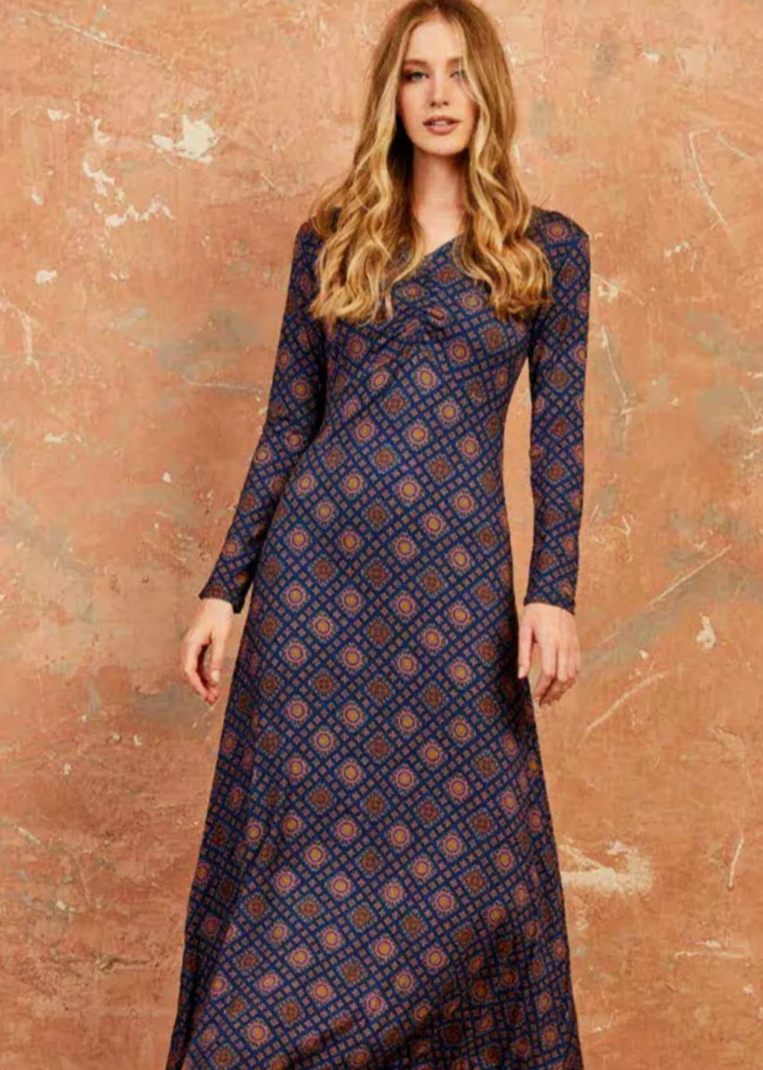 W23D46 - Vestito lungo Edimburgo Baba Design - immagine 5