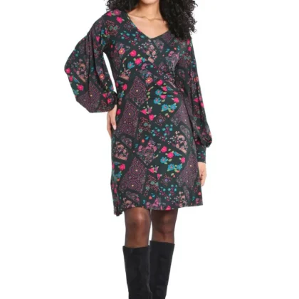 W22D01 - Vestito Mountain Stripes Baba Design