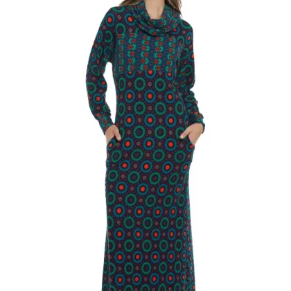 W24D34 - Vestito lungo Graffiti Dreams di Baba Design