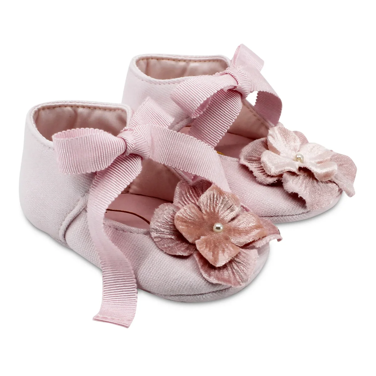 Monnalisa scarpa copripiedi baby rosa punto Milano - immagine 2