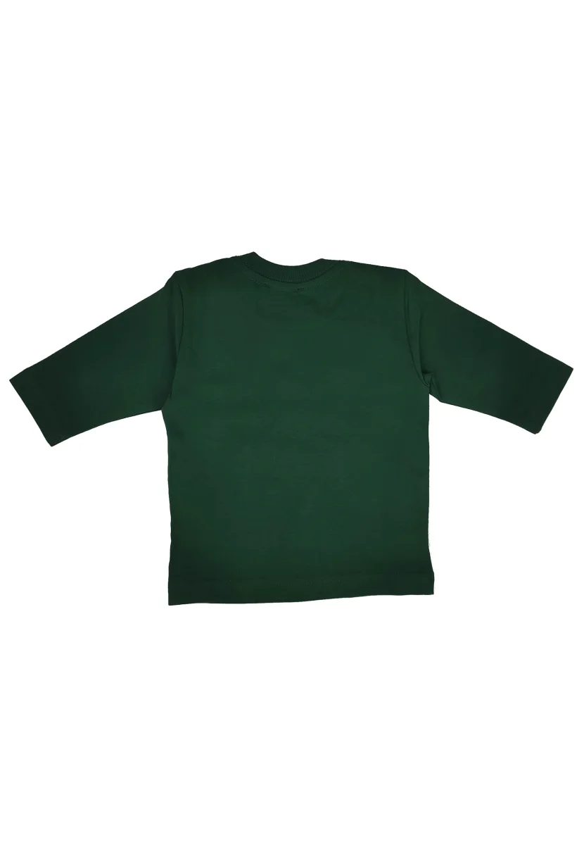 Diesel Kid t-shirt baby boy verde in jersey di cotone - immagine 3