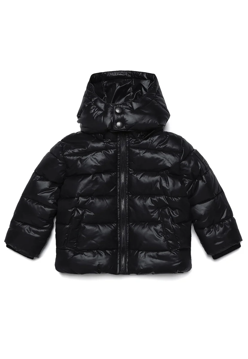 Diesel Kid giacca Jwanb baby boy nera in nylon - immagine 2