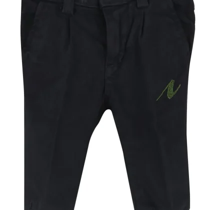 Ice Iceberg pantalone baby boy blu in gabardina di cotone