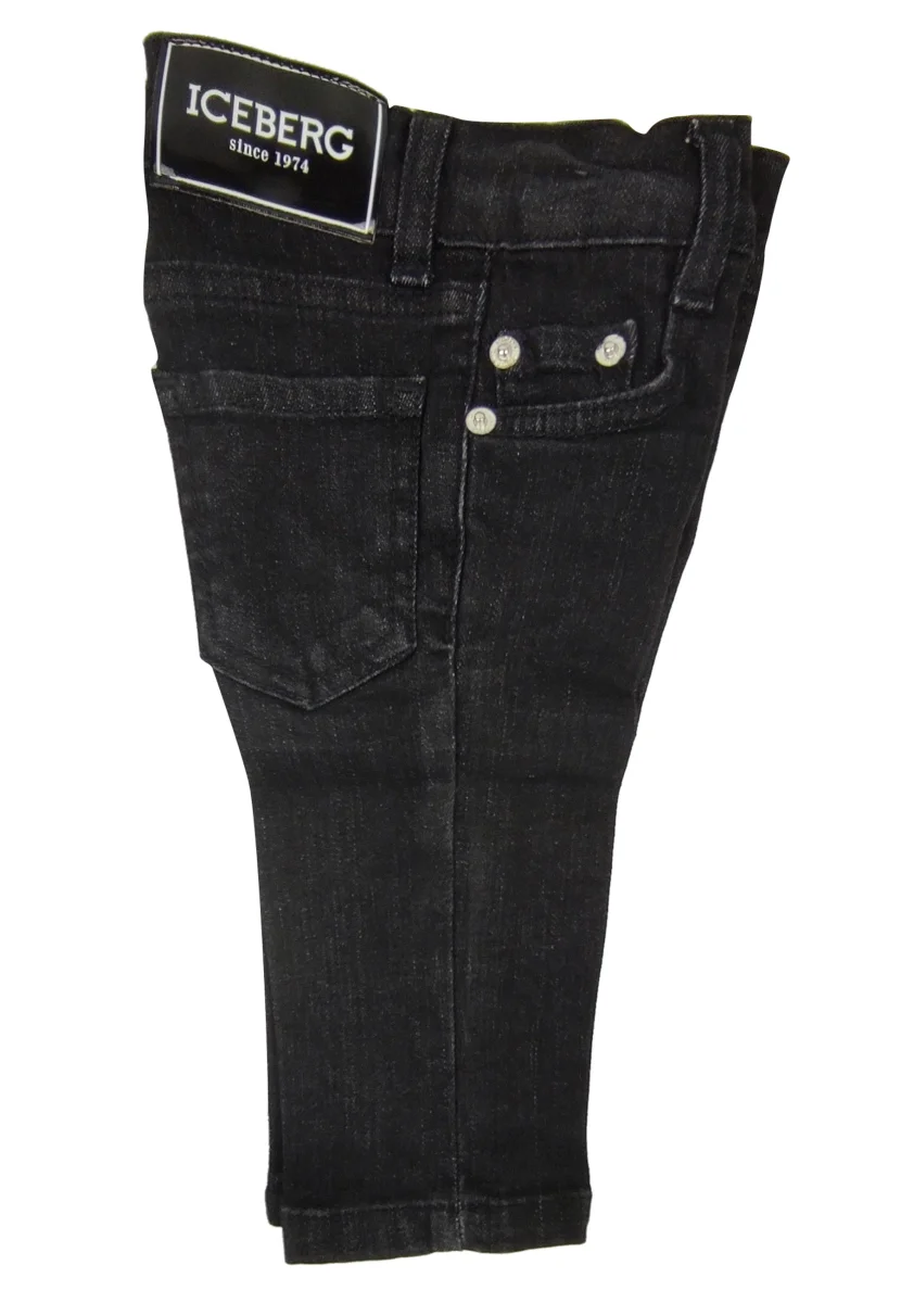 Ice Iceberg jeans baby boy nero in cotone stretch - immagine 3