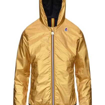 K-Way teen giacca Lily plus.2 double gold metal in nylon