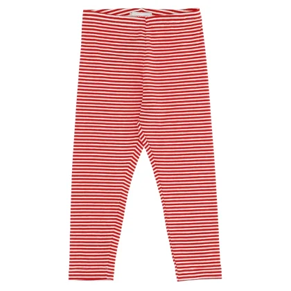Monnalisa bambina leggings a righe in jersey di cotone
