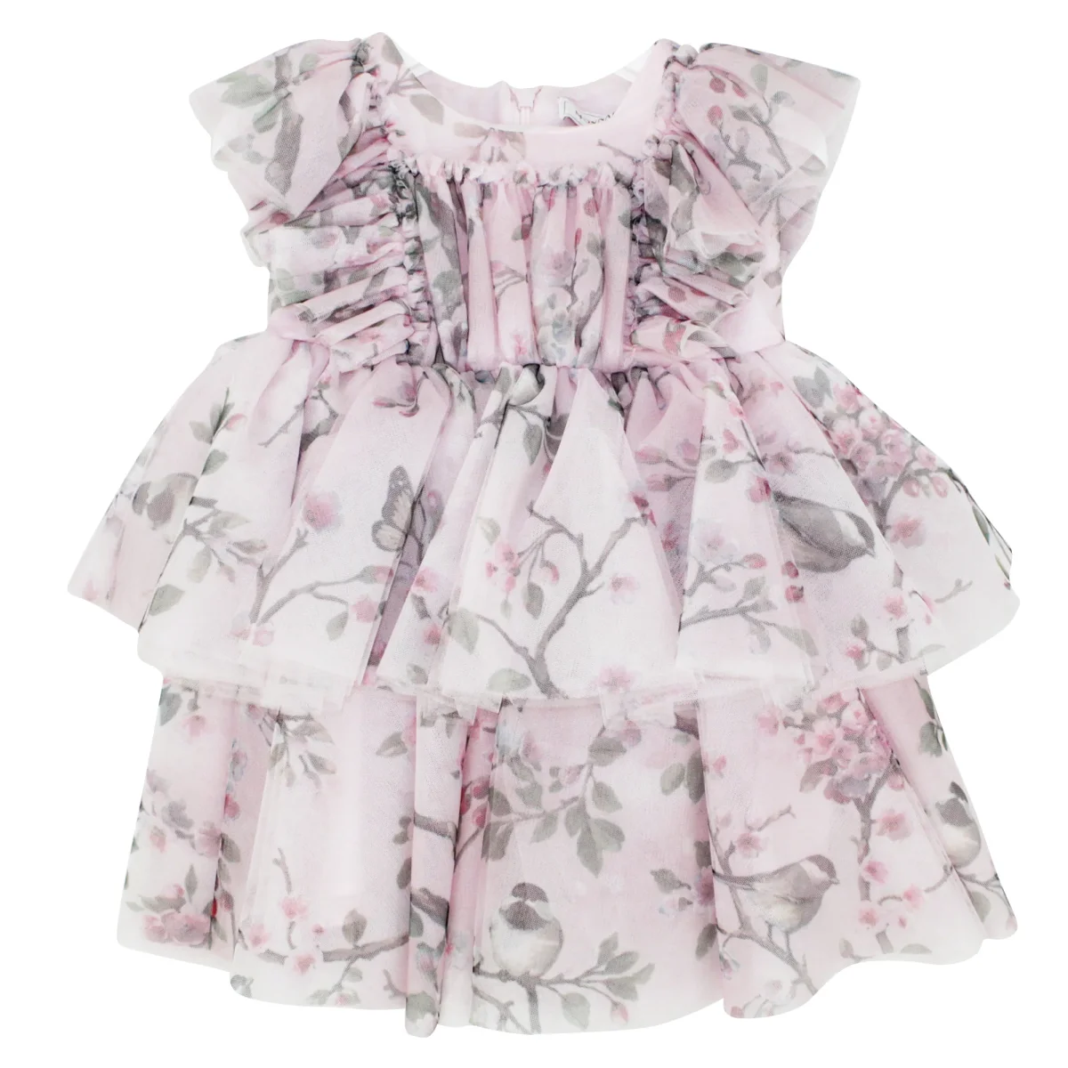 Monnalisa abito bambina in tulle stampato