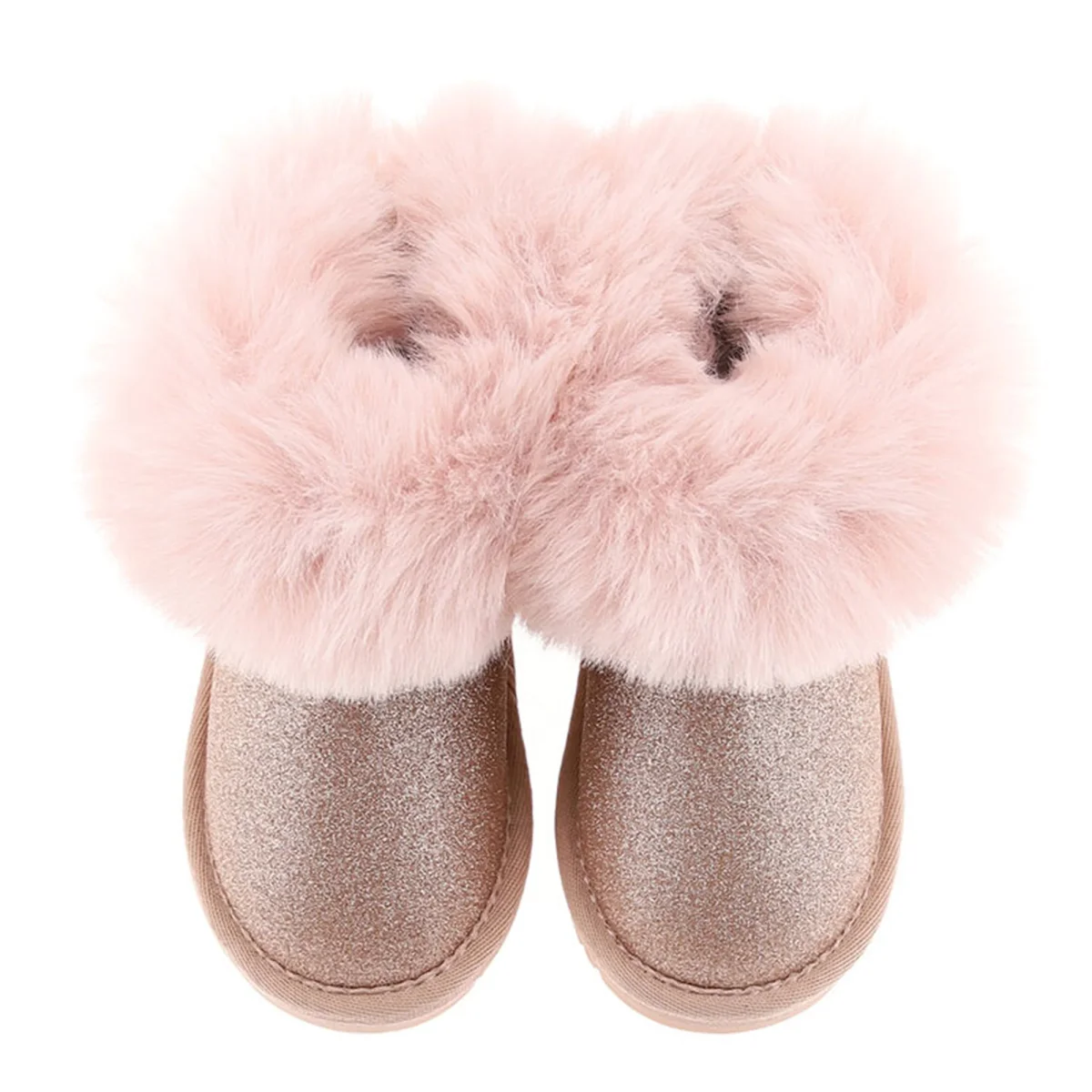 Monnalisa bambina stivali glitter rosa in pelle - immagine 4