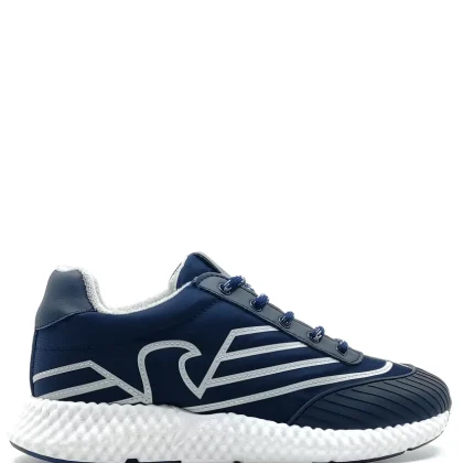 EA7 Emporio Armani sneakers blu navy ragazzo in nylon