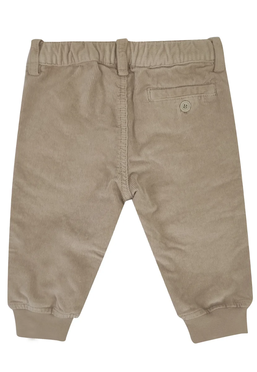 Il Gufo pantalone zenzero neonato in velluto - immagine 3