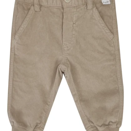 Il Gufo pantalone zenzero neonato in velluto