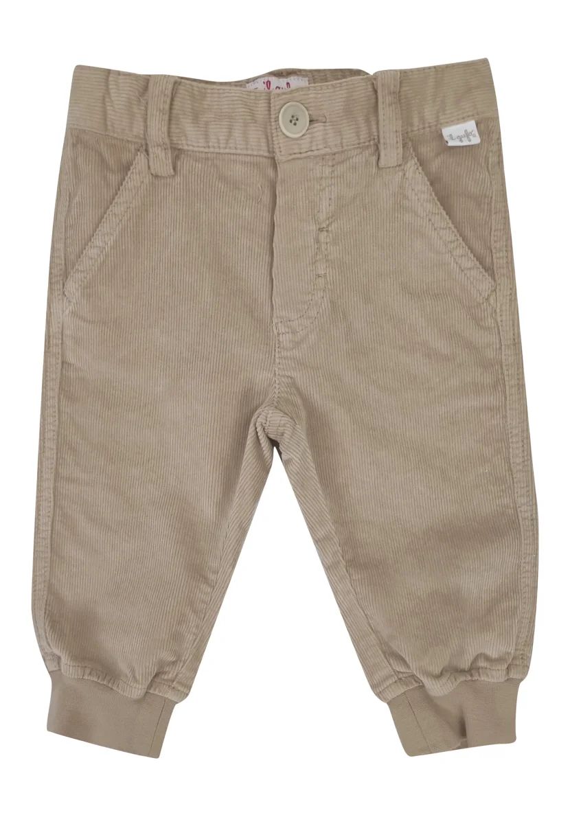 Il Gufo pantalone zenzero neonato in velluto - immagine 2