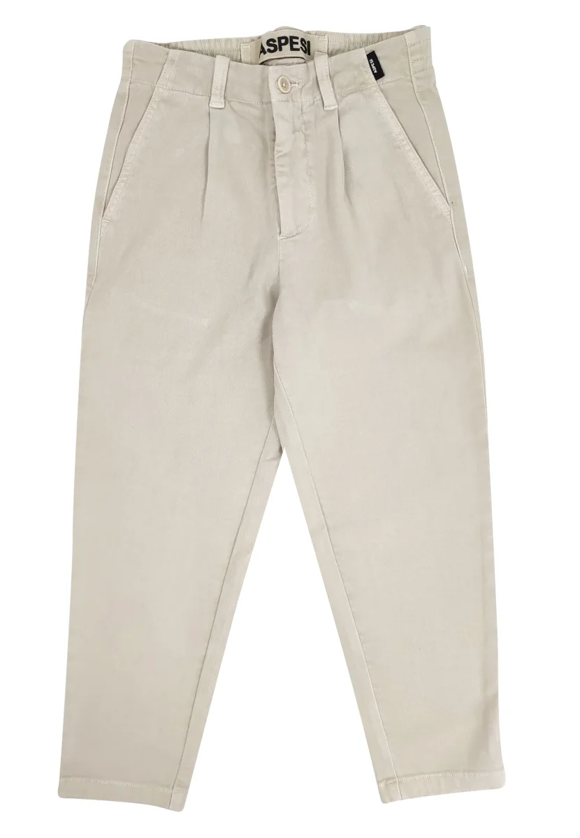 Aspesi Kids pantalone beige bambino in cotone - immagine 2