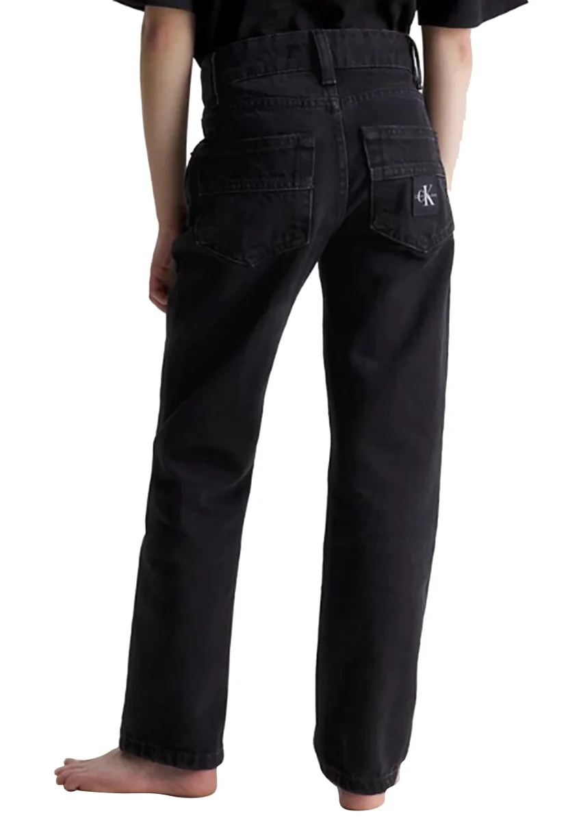 Calvin Klein jeans nero bambino in denim - immagine 3