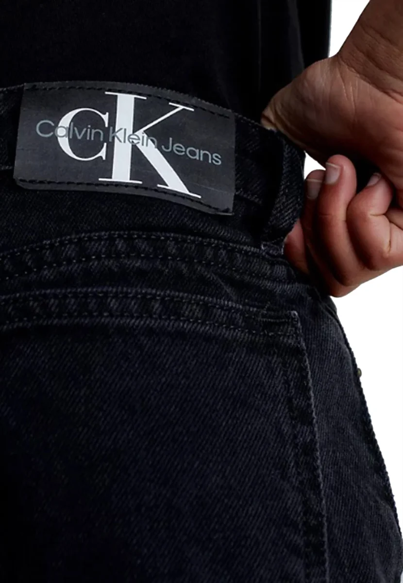 Calvin Klein jeans neri bambina in denim - immagine 4