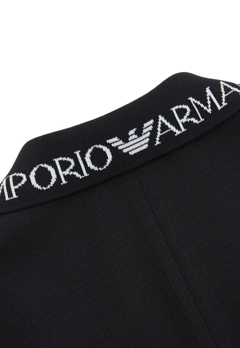 Emporio Armani giacca blu navy bambino in misto viscosa - immagine 4