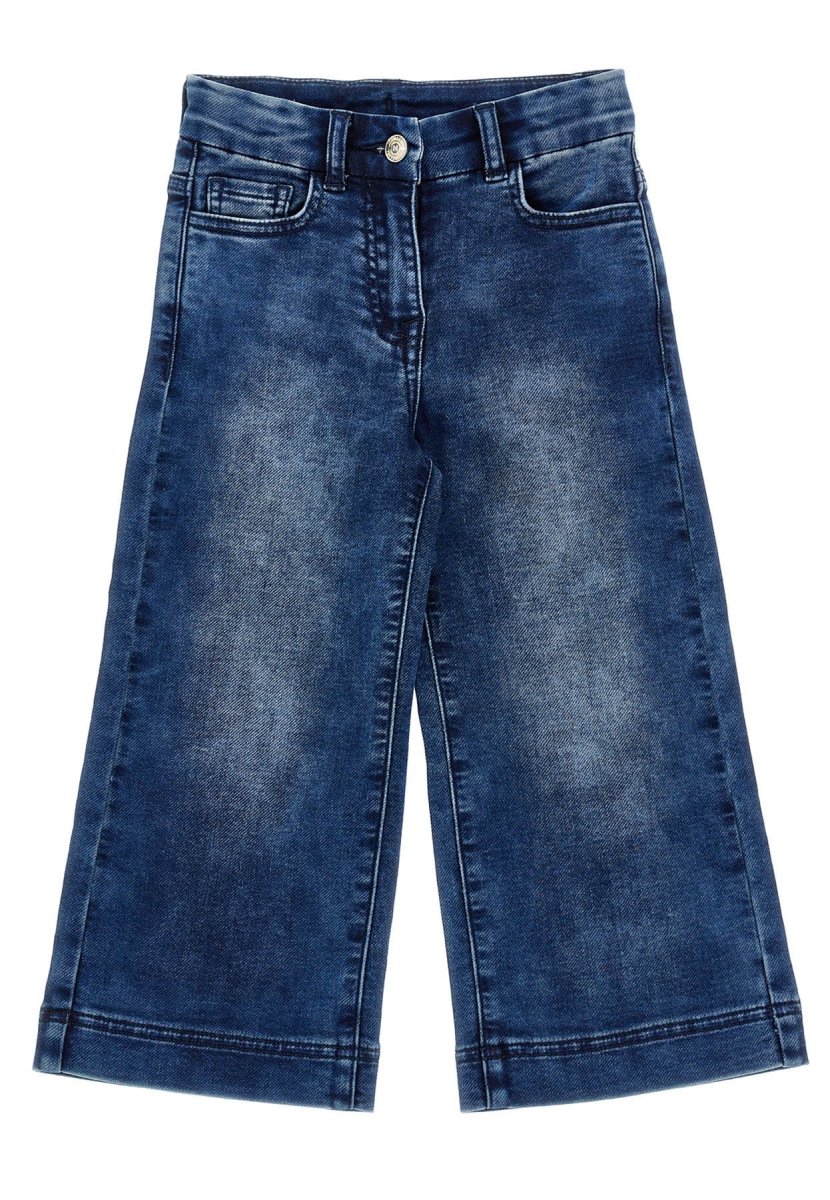 Monnalisa jeans blu bambina in denim - immagine 2