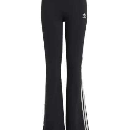 Adidas leggings nero bambina in cotone