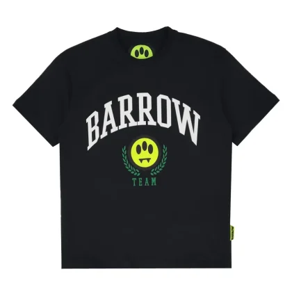 Barrow t-shirt nera bambino in cotone
