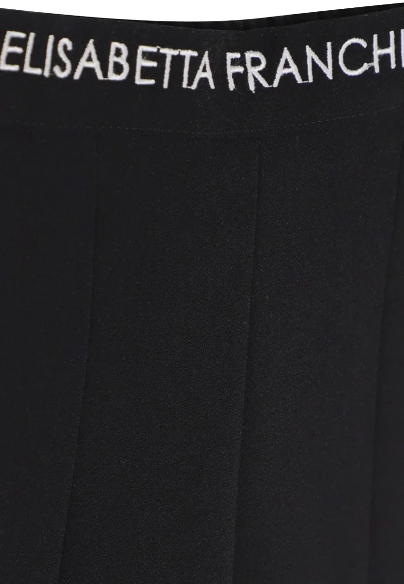 Elisabetta Franchi pantalone nero neonata in crèpe - immagine 4