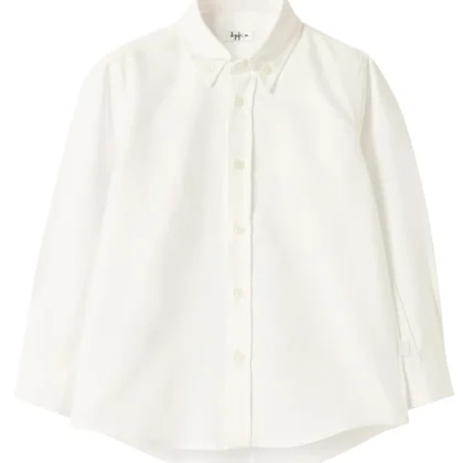 Il Gufo camicia bianca neonato in cotone
