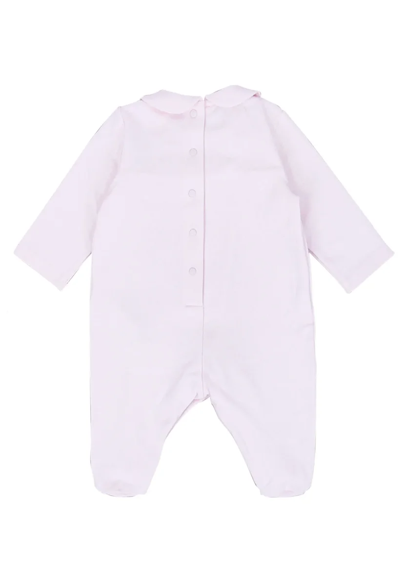 Miss Blumarine tutina rosa neonata in cotone - immagine 3