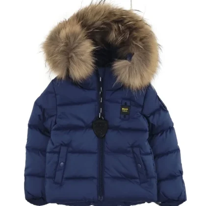Giubbino Eagle neonato Blauer blu in nylon