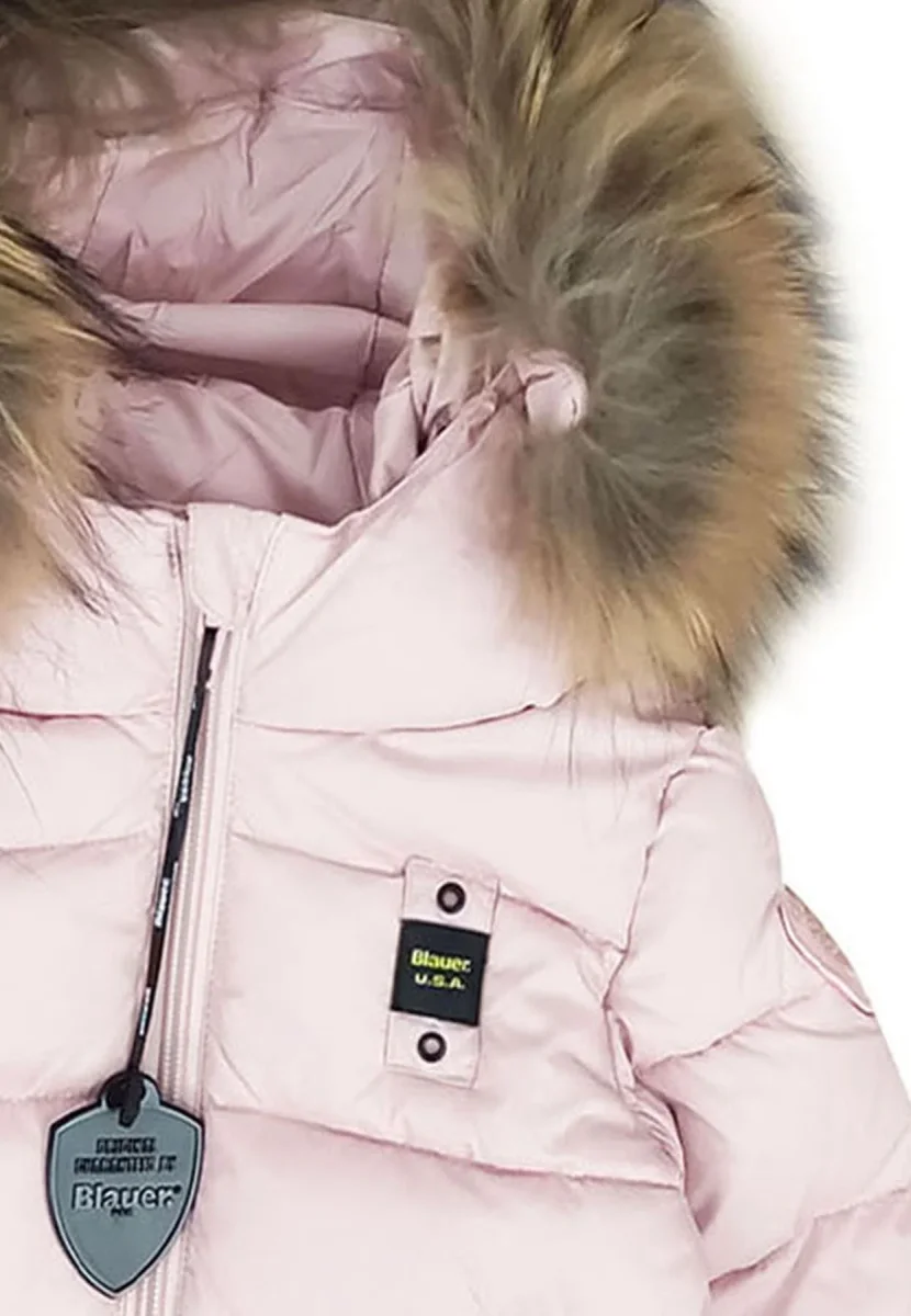 Giubbino Eagle neonata Blauer rosa in nylon - immagine 4
