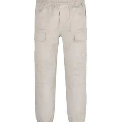 Calvin Klein Jeans pantalone beige bambino in cotone